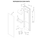 Amana ASI2175GRW01 refrigerator door parts diagram