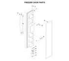 Amana ASI2175GRW01 freezer door parts diagram