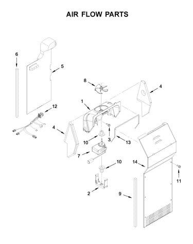 Air flow parts