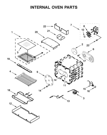 Internal oven parts