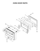 Oven door parts