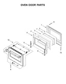 Oven door parts