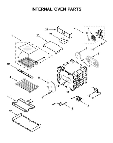 Internal oven parts