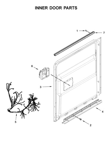 Inner door parts
