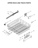 Upper rack and track parts