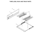 Maytag MDB8989SHK0 third level rack and track parts diagram