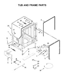 Tub and frame parts