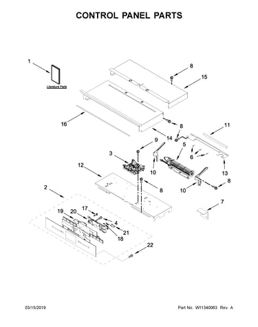 Control panel parts
