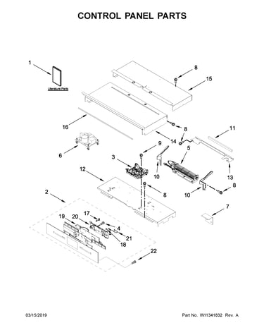 Control panel parts