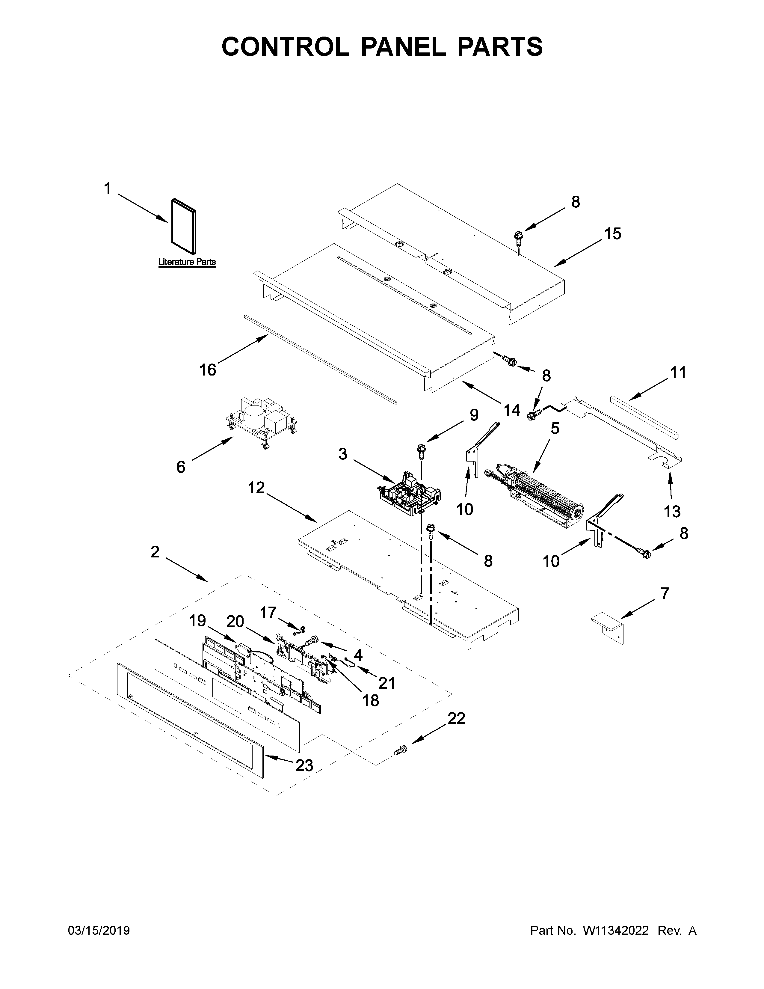 CONTROL PANEL PARTS