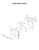 Oven door parts