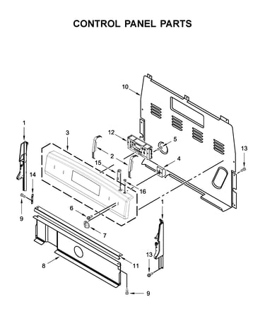 Control panel parts