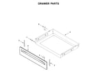 Amana YACR4503SFW3 drawer parts diagram