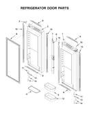 Refrigerator door parts