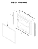 Freezer door parts