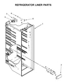 Refrigerator liner parts