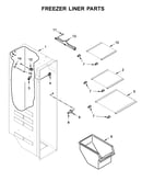Freezer liner parts