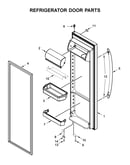 Refrigerator door parts