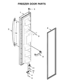 Freezer door parts