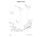 Whirlpool WRSA15SNHN00 cabinet parts diagram