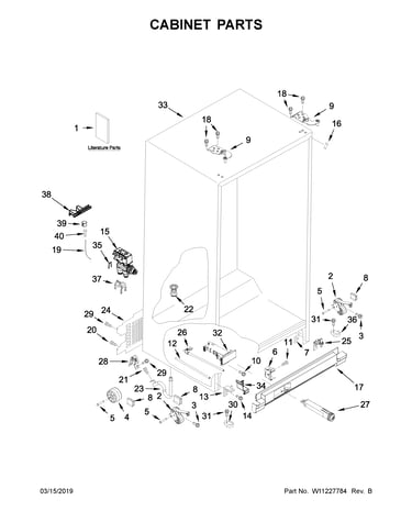 Cabinet parts