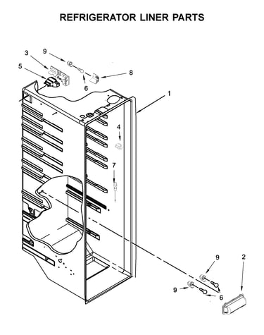 Refrigerator liner parts