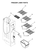 Freezer liner parts