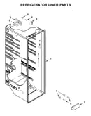 Refrigerator liner parts