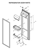 Refrigerator door parts