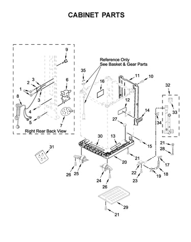 Cabinet parts