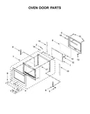 Oven door parts