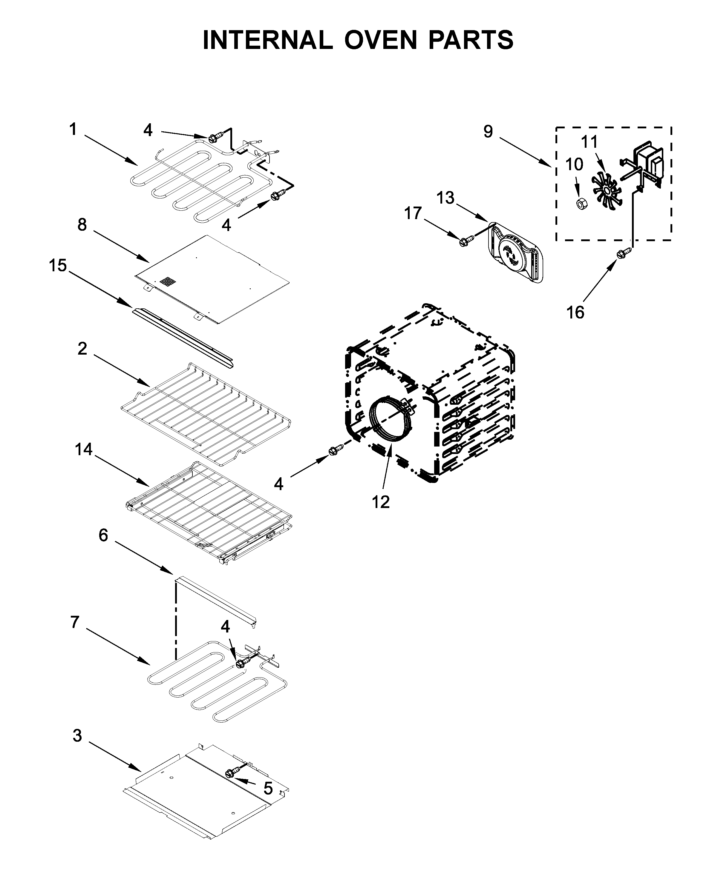 INTERNAL OVEN PARTS