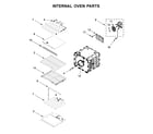 KitchenAid KOCE507EWH08 internal oven parts diagram
