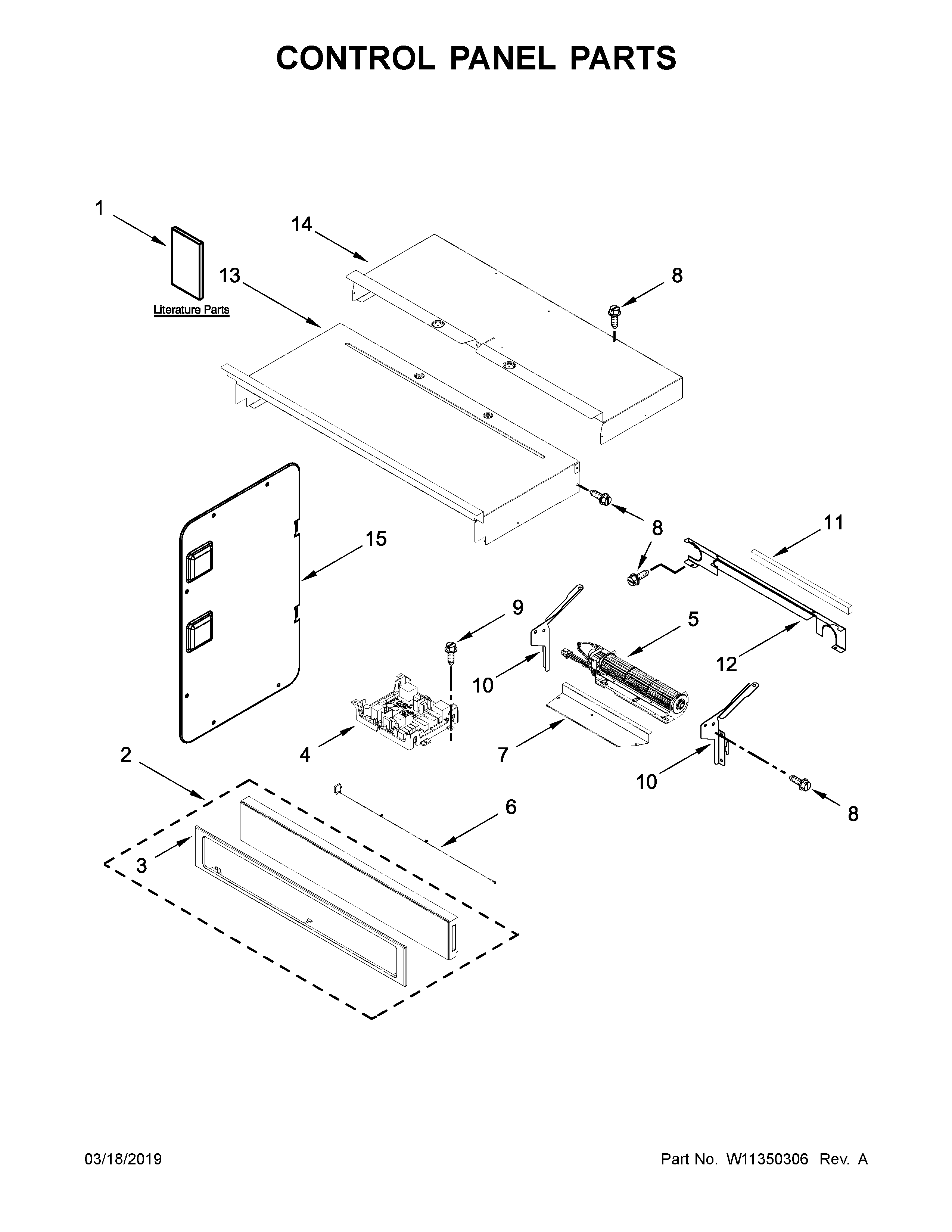 Control panel parts