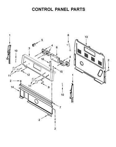 Control panel parts