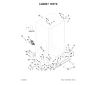 Amana ASI2175GRW00 cabinet parts diagram