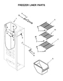 Freezer liner parts