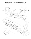 Motor and ice container parts
