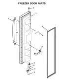 Freezer door parts