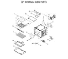Jenn-Air JDRP548HM00 30" internal oven parts diagram