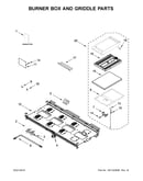 Burner box and griddle parts