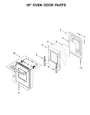 18" oven door parts