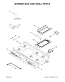 Burner box and grill parts