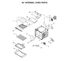 Jenn-Air JDRP648HM00 30" internal oven parts diagram