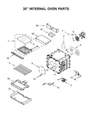 30" internal oven parts