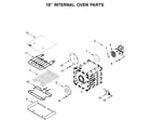 Jenn-Air JDRP648HM00 18" internal oven parts diagram