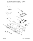 Burner box and grill parts
