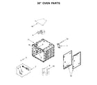 Jenn-Air JDRP648HL00 30" oven parts diagram