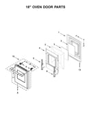18" oven door parts