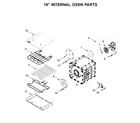 Jenn-Air JDRP748HL00 18" internal oven parts diagram